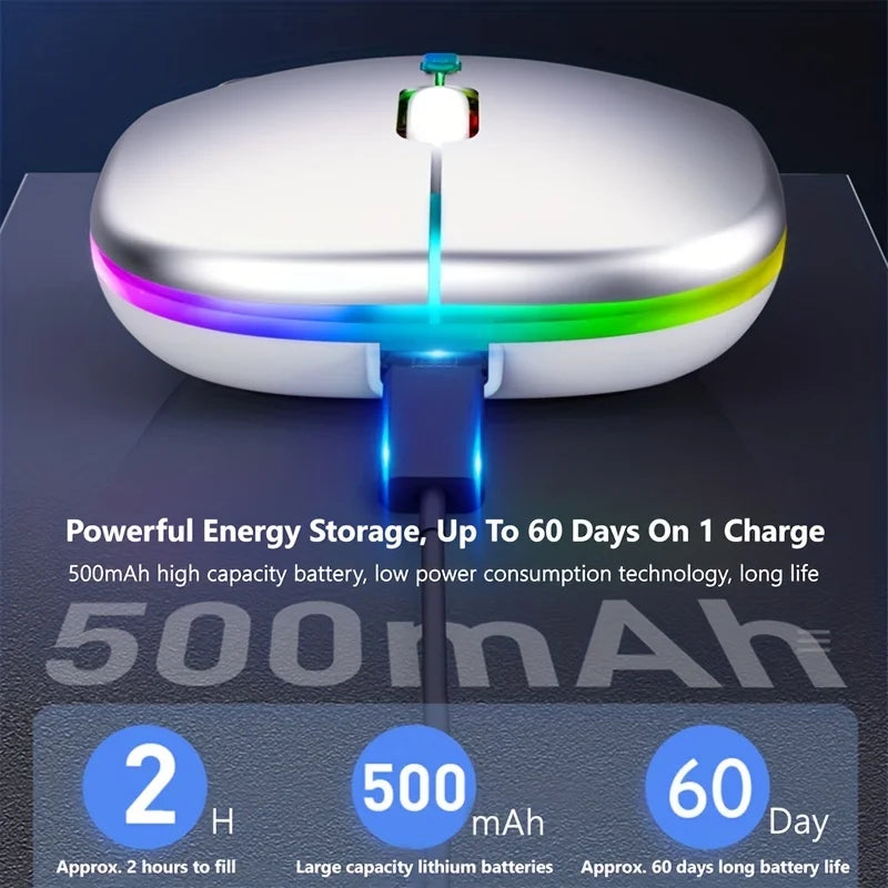 LYBYU Silent Rechargeable Wireless Mouse