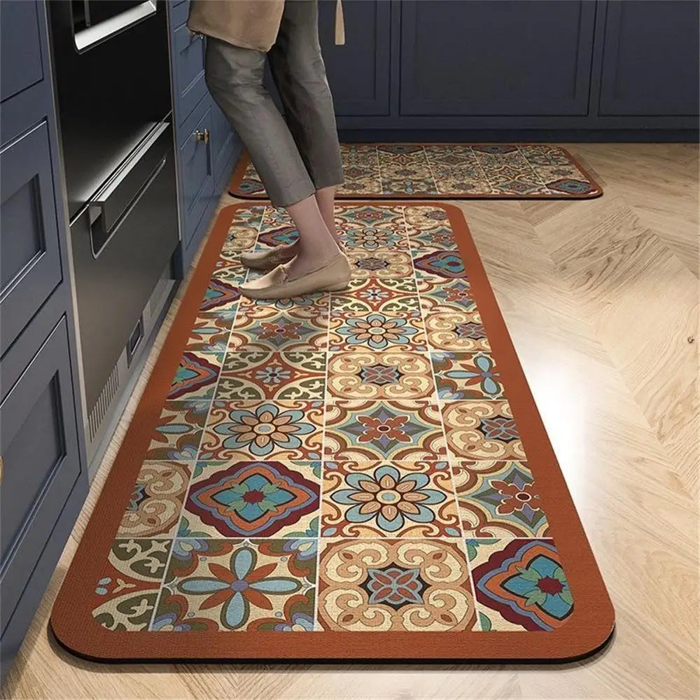 Soft Crystal Velvet Anti-Slip Carpet Mat