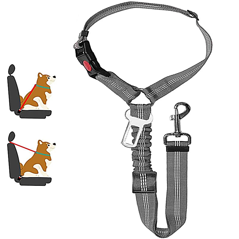 Adjustable Pet Car Seat Belt Harness