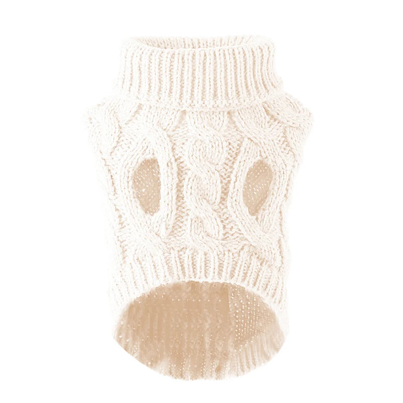 Winter Warm Turtleneck Dog Sweater
