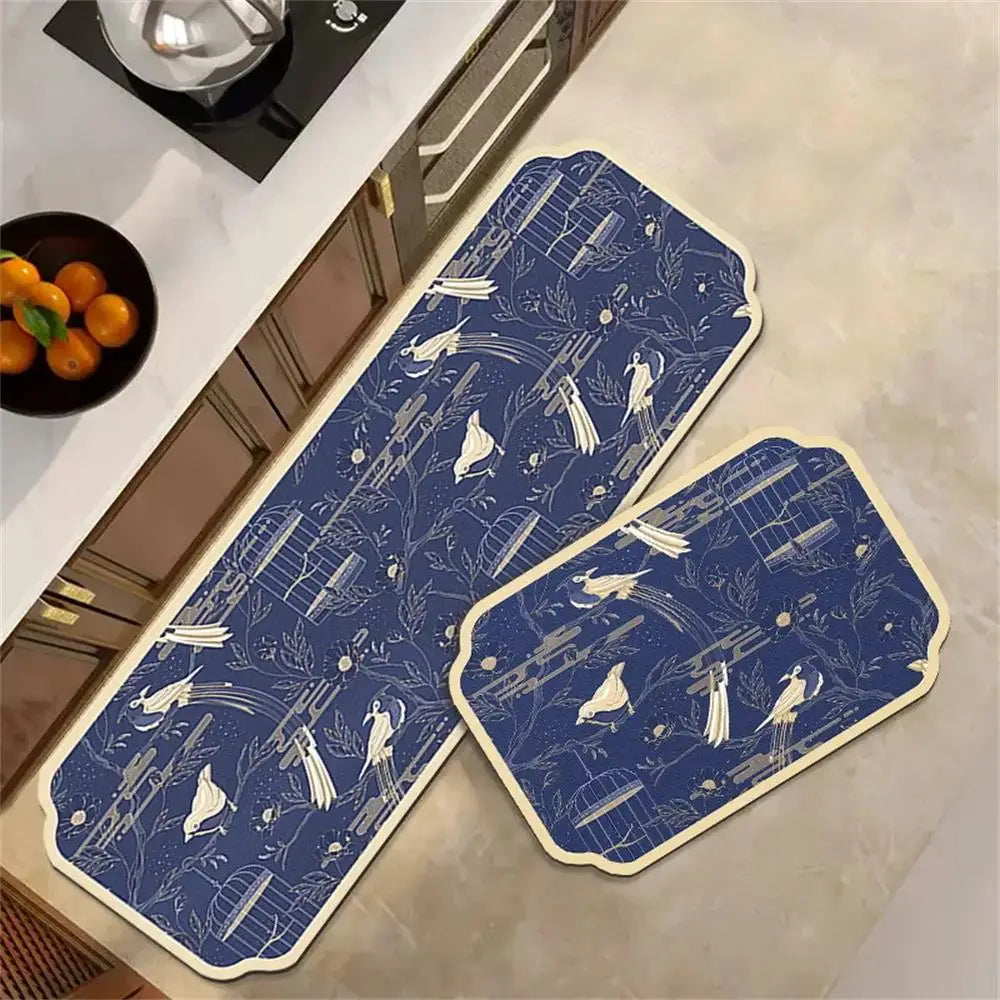Soft Crystal Velvet Anti-Slip Carpet Mat