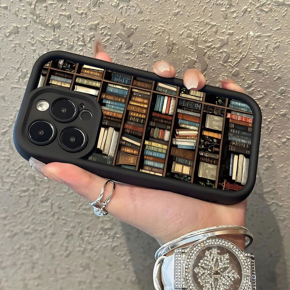 Book Shelf Creative Pattern Phone Case
