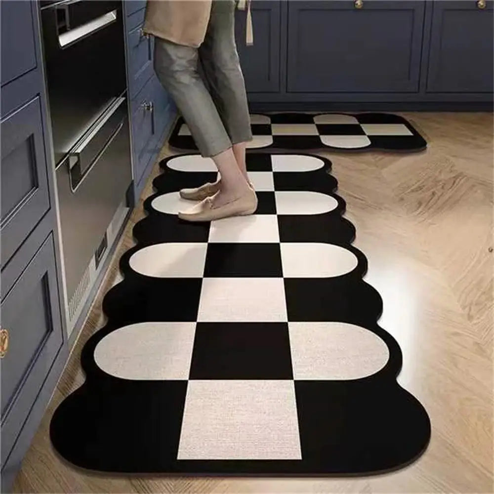 Soft Crystal Velvet Anti-Slip Carpet Mat