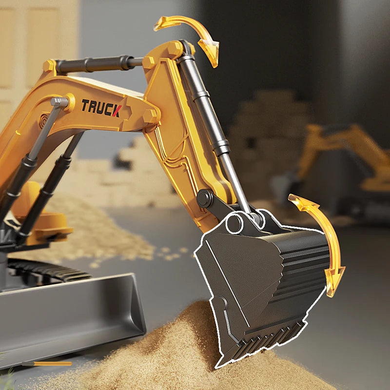 Alloy Remote Control Excavator Toy Car