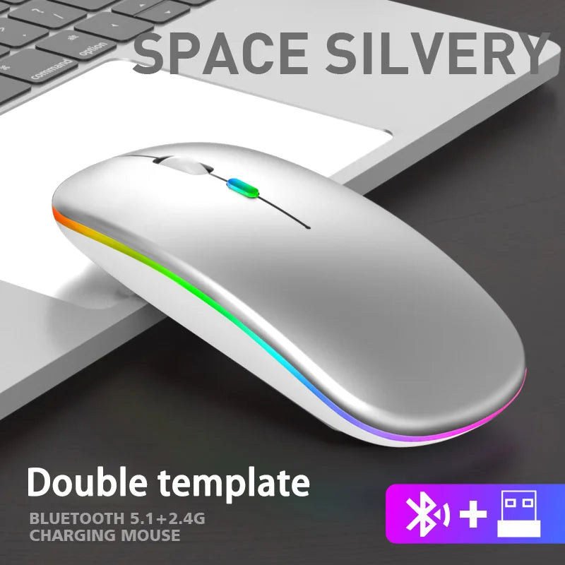 LYBYU Silent Rechargeable Wireless Mouse