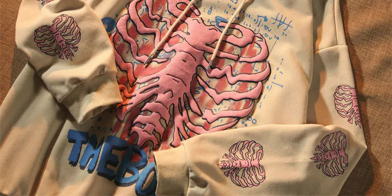 Cozy Cartoon Print Hoodie