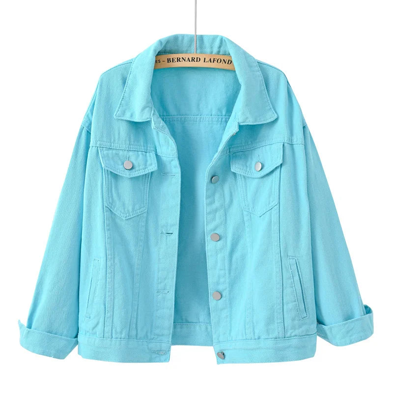 Sweet Cartoon Embroidered Zip-Up Hoodie