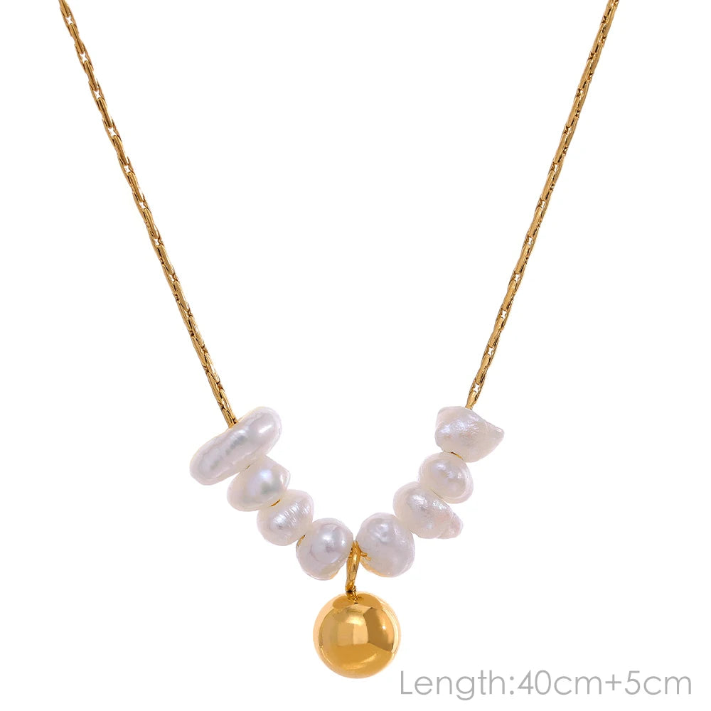 Trendy Freshwater Pearl Pendant Necklace