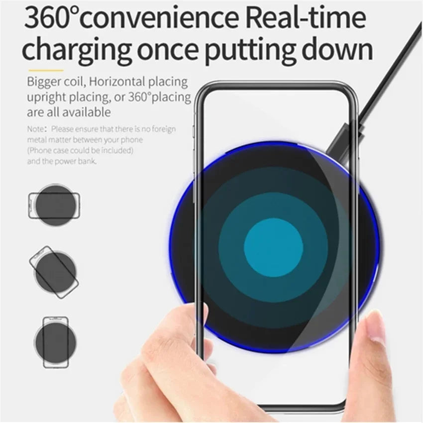 VIKEFON Fast Wireless Charging Pad
