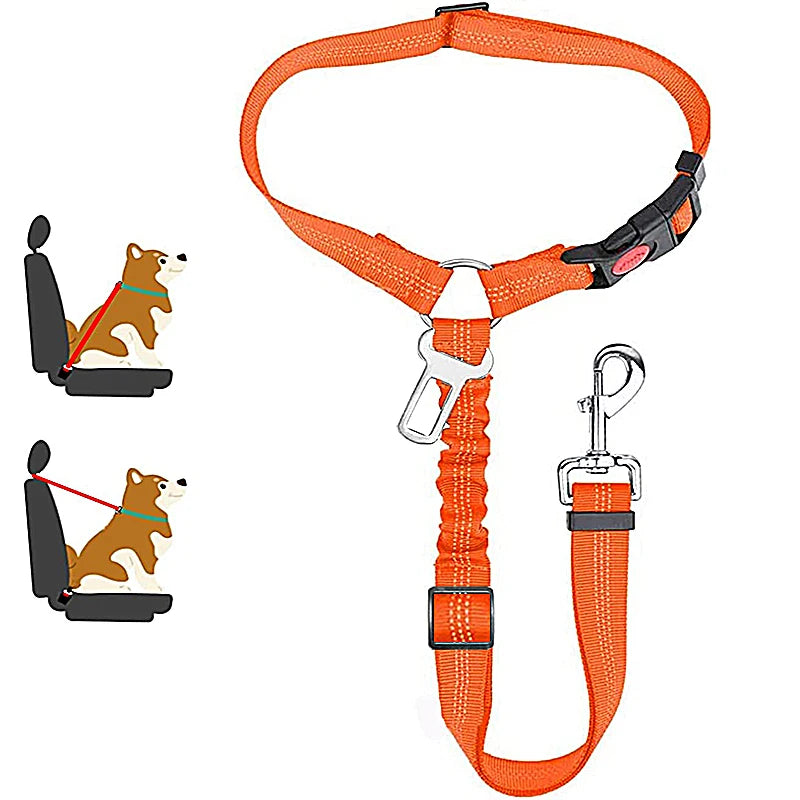 Adjustable Pet Car Seat Belt Harness