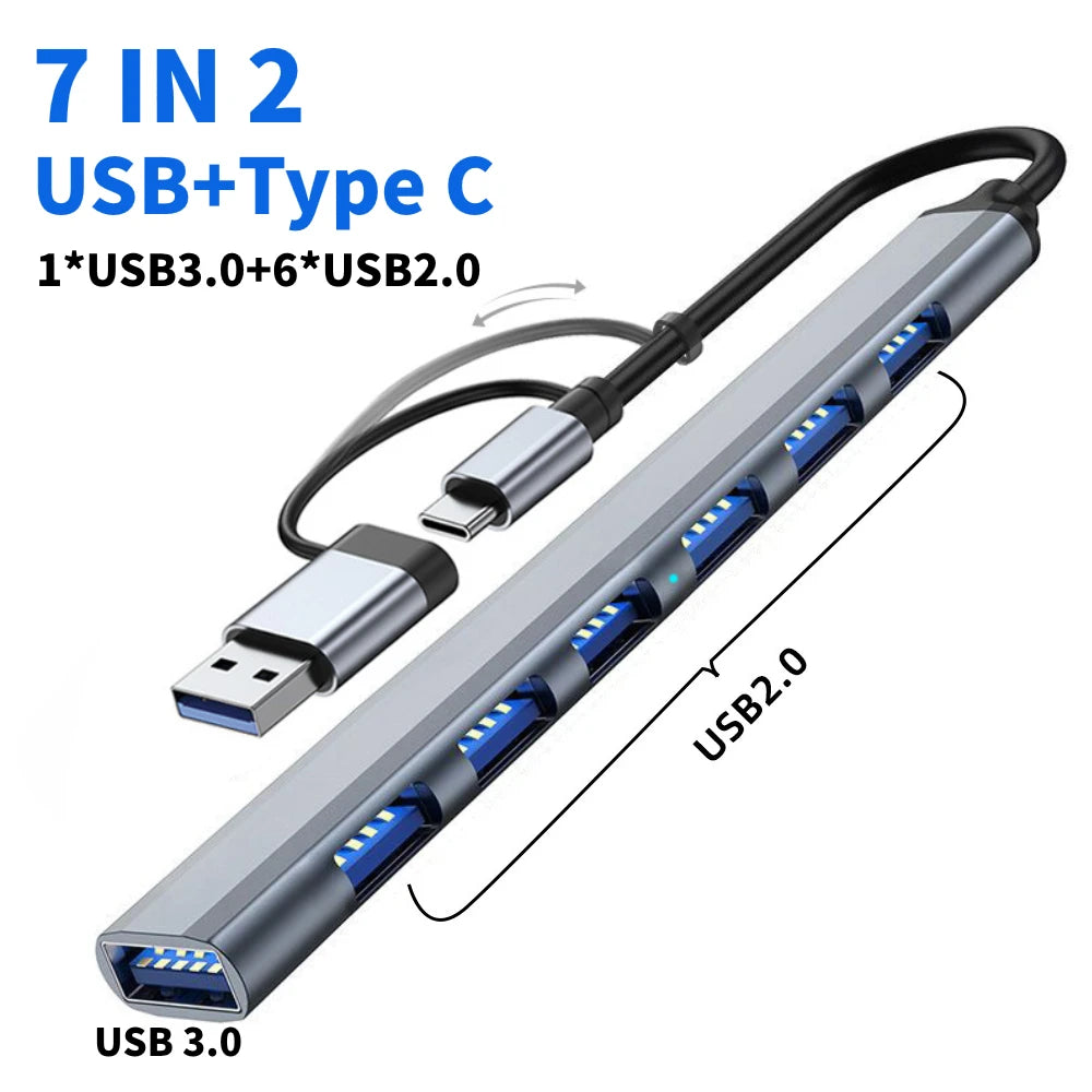 8-in-1 USB Type-C HUB