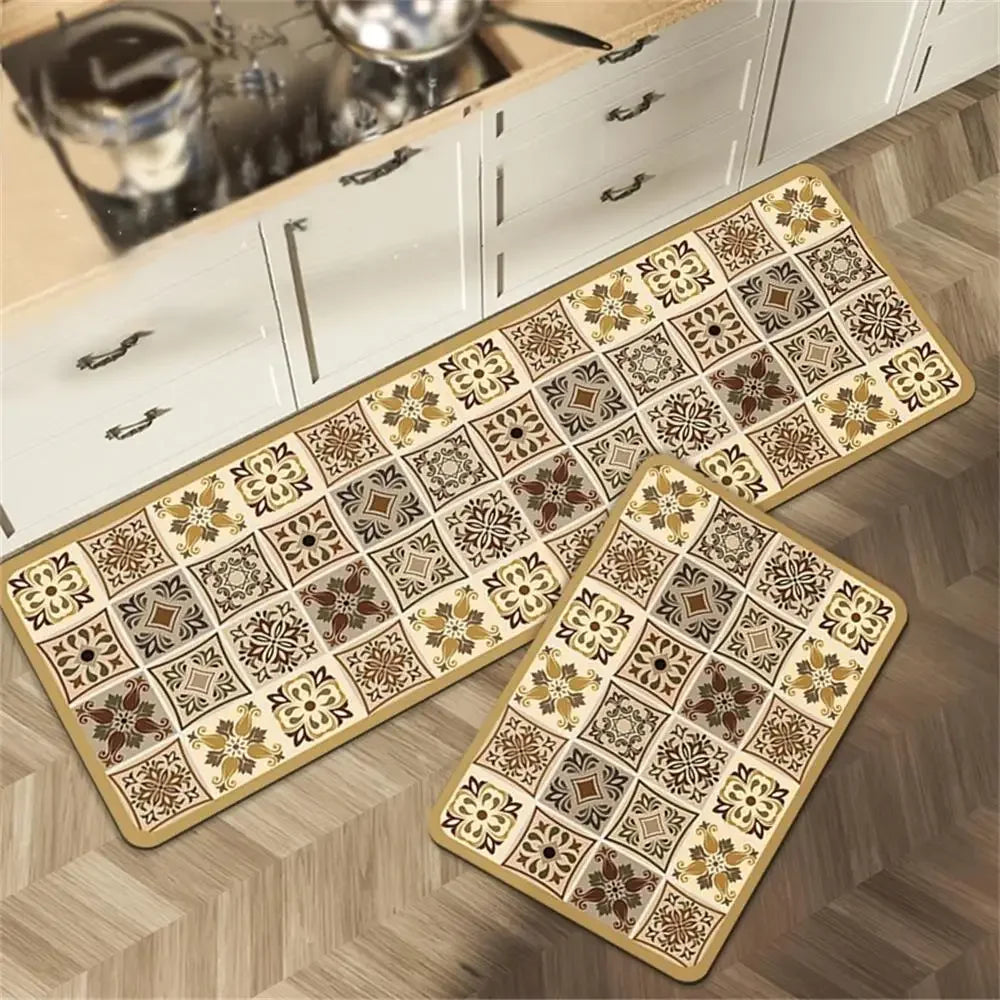 Soft Crystal Velvet Anti-Slip Carpet Mat