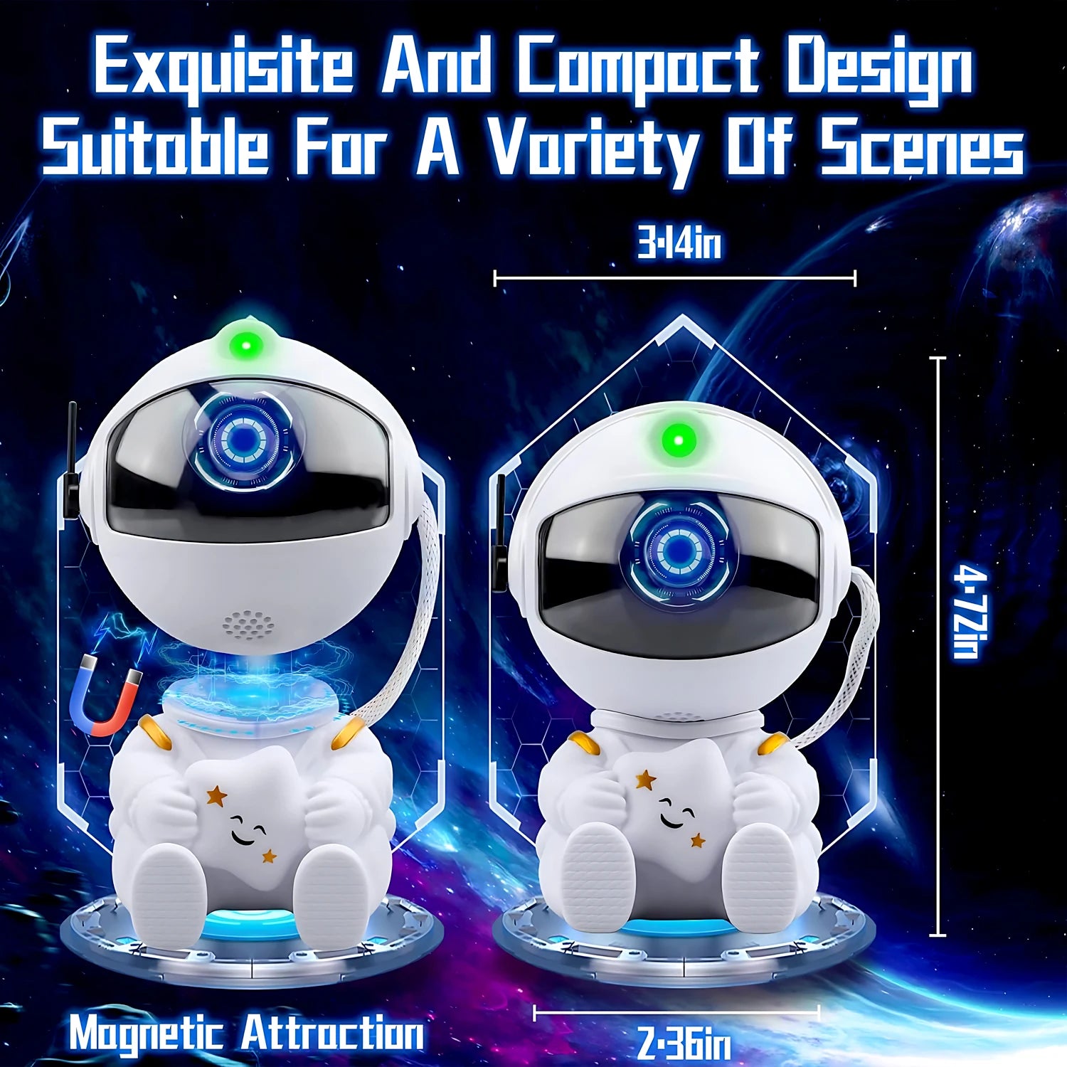 DVOLADOR Astronaut Galaxy Projector