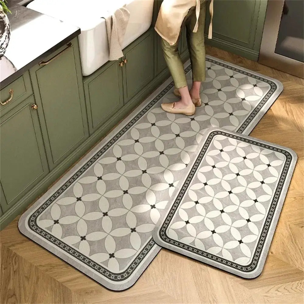 Soft Crystal Velvet Anti-Slip Carpet Mat