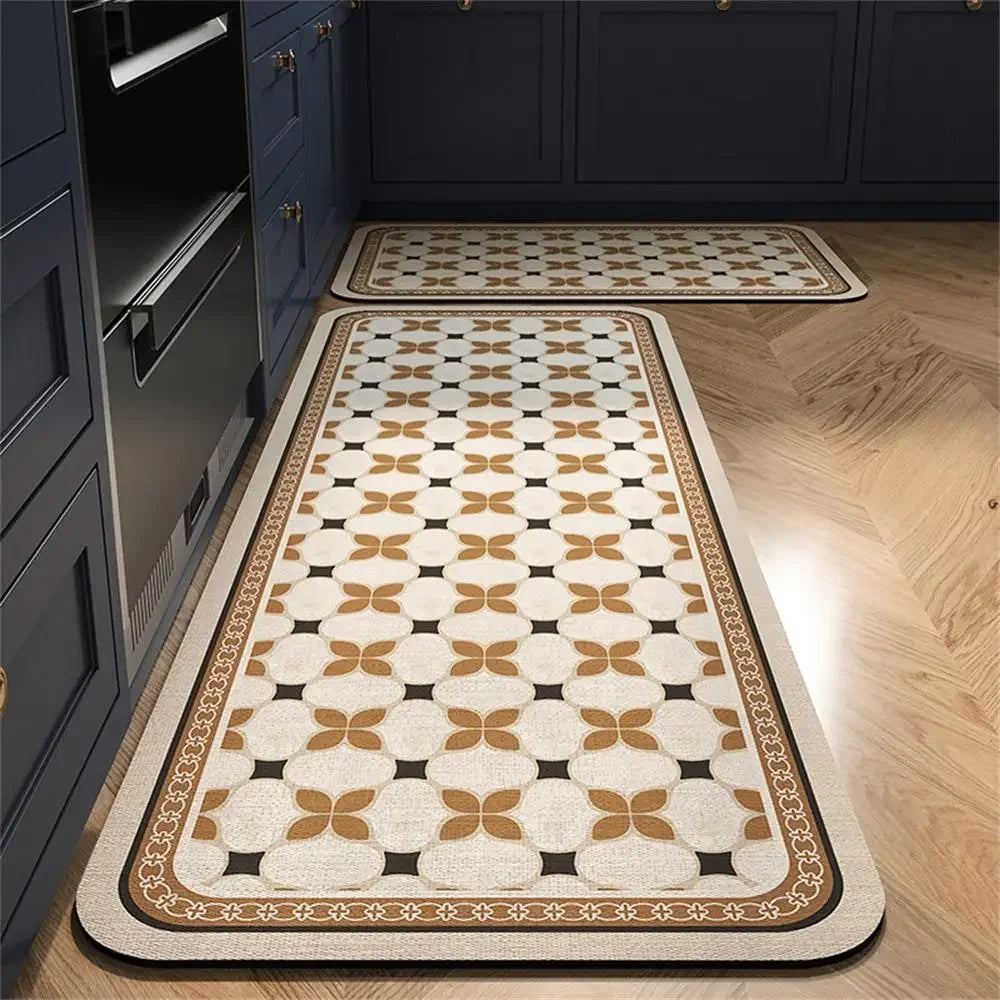 Soft Crystal Velvet Anti-Slip Carpet Mat