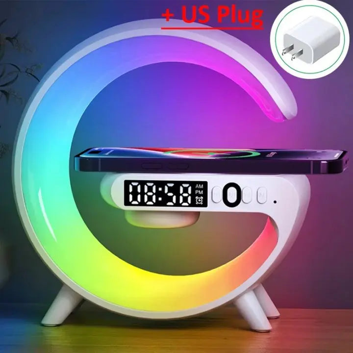 Mini All-in-One Wireless Charger – Light, Sound &amp; Power in One Touch