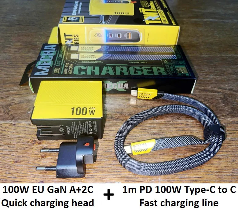 WEKOME WP-U155 GaN 100W Fast Charger