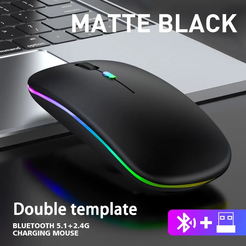 LYBYU Silent Rechargeable Wireless Mouse