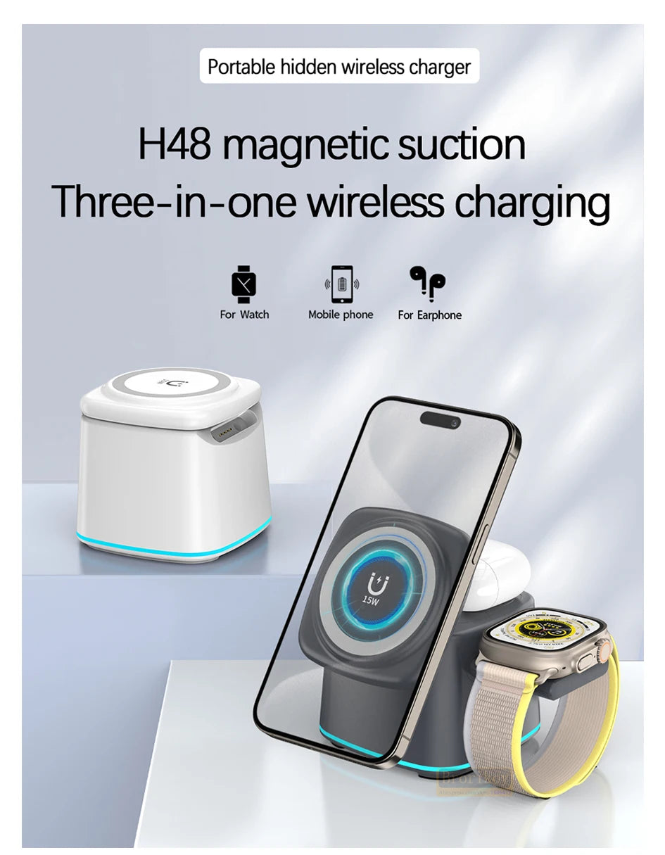 Keyounton H48 15W Qi Wireless Charger – Power, Elegantly Delivered
