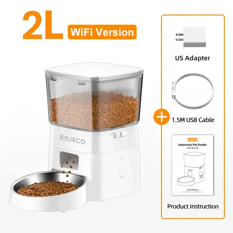 ROJECO Smart Automatic Dog Feeder